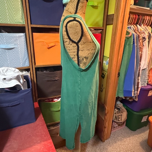 Free People Green Hot Shot tunic tank Backless Dress - Picture 5 of 12